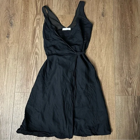 NICOLE FARHI | Dresses | Nicole Farhi Linen Wrap Dress | Poshmark